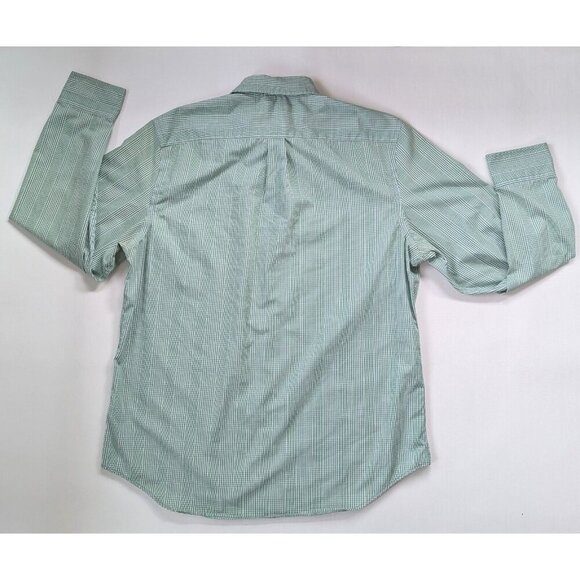 Banana Republic Factory Men's Green Check Dress Shirt Size XL Slim Fit - Picture 2 of 5